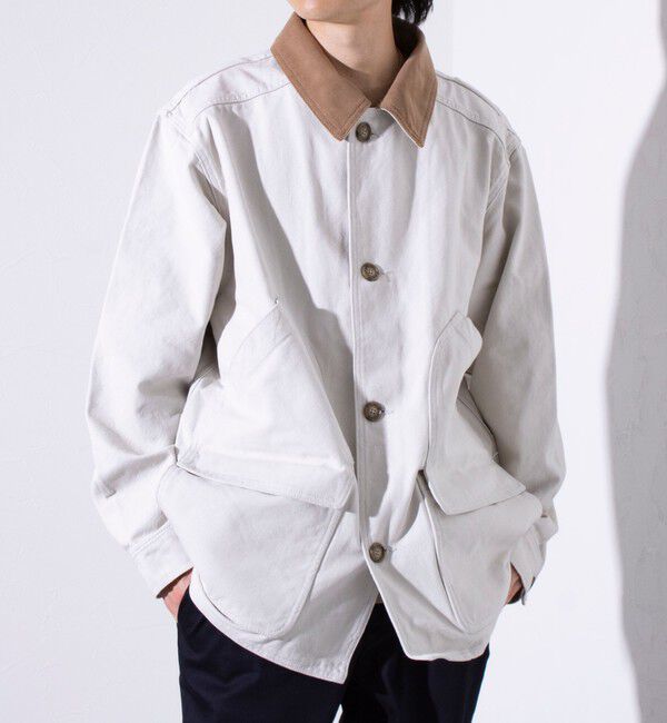 GLOSTER「【Eddie Bauer/エディー・バウアー】BARN JACKET バーンジャケット」|ブルゾン・スタジャン|アイボリー
