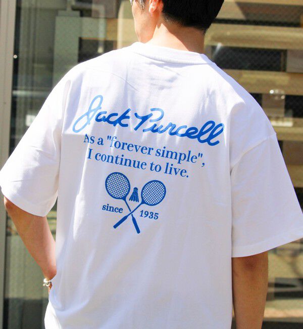 GLOSTER「【Jack Purcell/ジャックパーセル】コーマ天竺 バックプリント グラフィックTシャツ」|Tシャツ・カットソー|ホワイト系その他3
