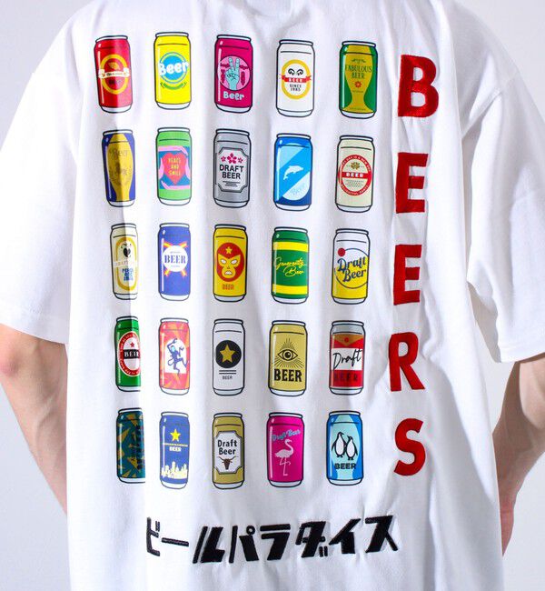 GLOSTER「【YOIDORE/ヨイドレ】ビールパラダイスTEE クルーネックTシャツ バックプリント」|Tシャツ・カットソー|