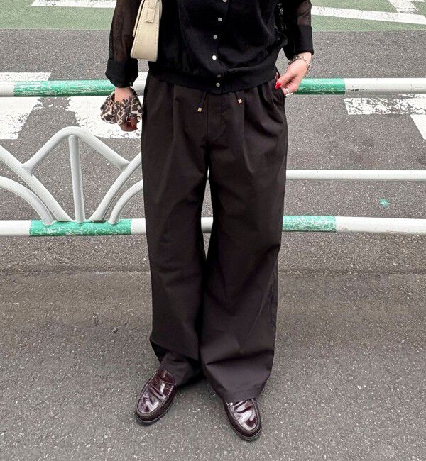 fredy emue「タイプライターストリングパンツ」|チノ|