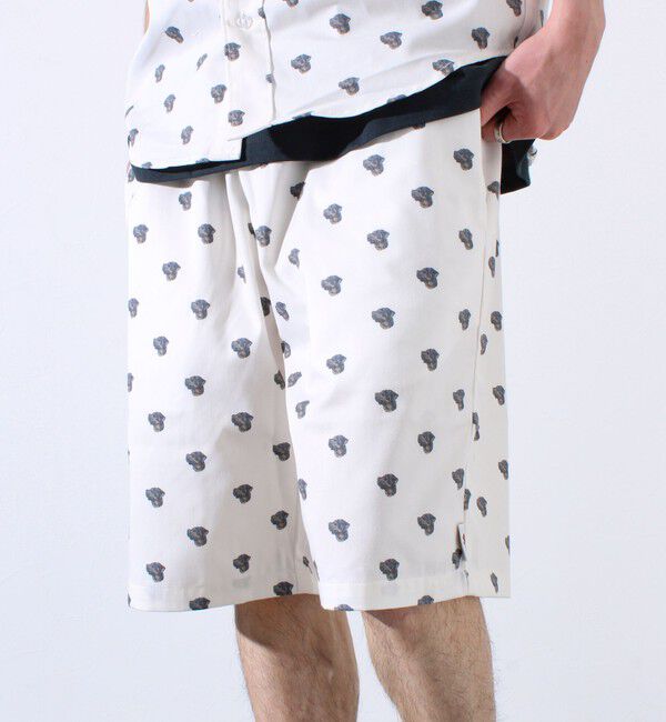 FREDY MAC「【FREDYMAC/フレディマック】アニマルプリント 総柄 ショートパンツ」|その他|ホワイト系5