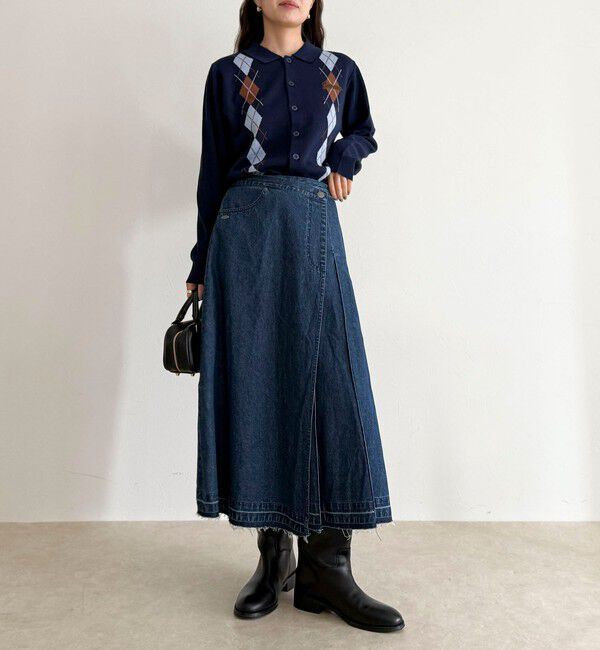 fredy emue「【GEVACO/ゲバコ】デニムプリーツスカート」|スカート|