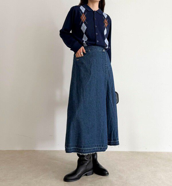 fredy emue「【GEVACO/ゲバコ】デニムプリーツスカート」|スカート|