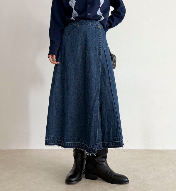 fredy emue「【GEVACO/ゲバコ】デニムプリーツスカート」|スカート|