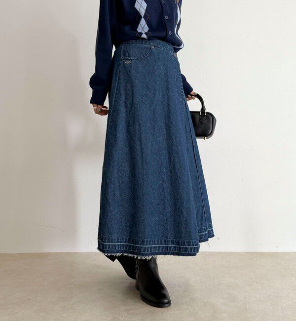 fredy emue「【GEVACO/ゲバコ】デニムプリーツスカート」|スカート|