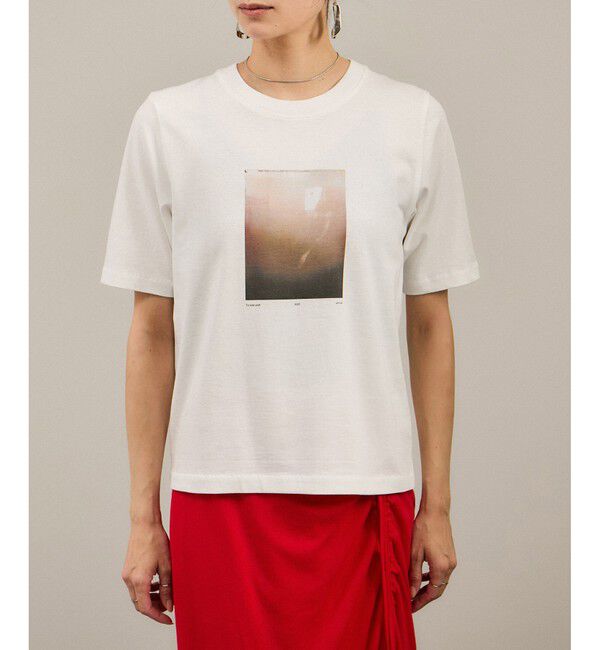 SALON adam et rope'「YASUKO HIRANO ARTプリントコンパクトT」|Tシャツ・カットソー|