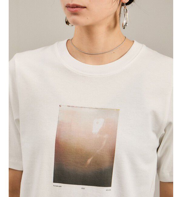 SALON adam et rope'「YASUKO HIRANO ARTプリントコンパクトT」|Tシャツ・カットソー|
