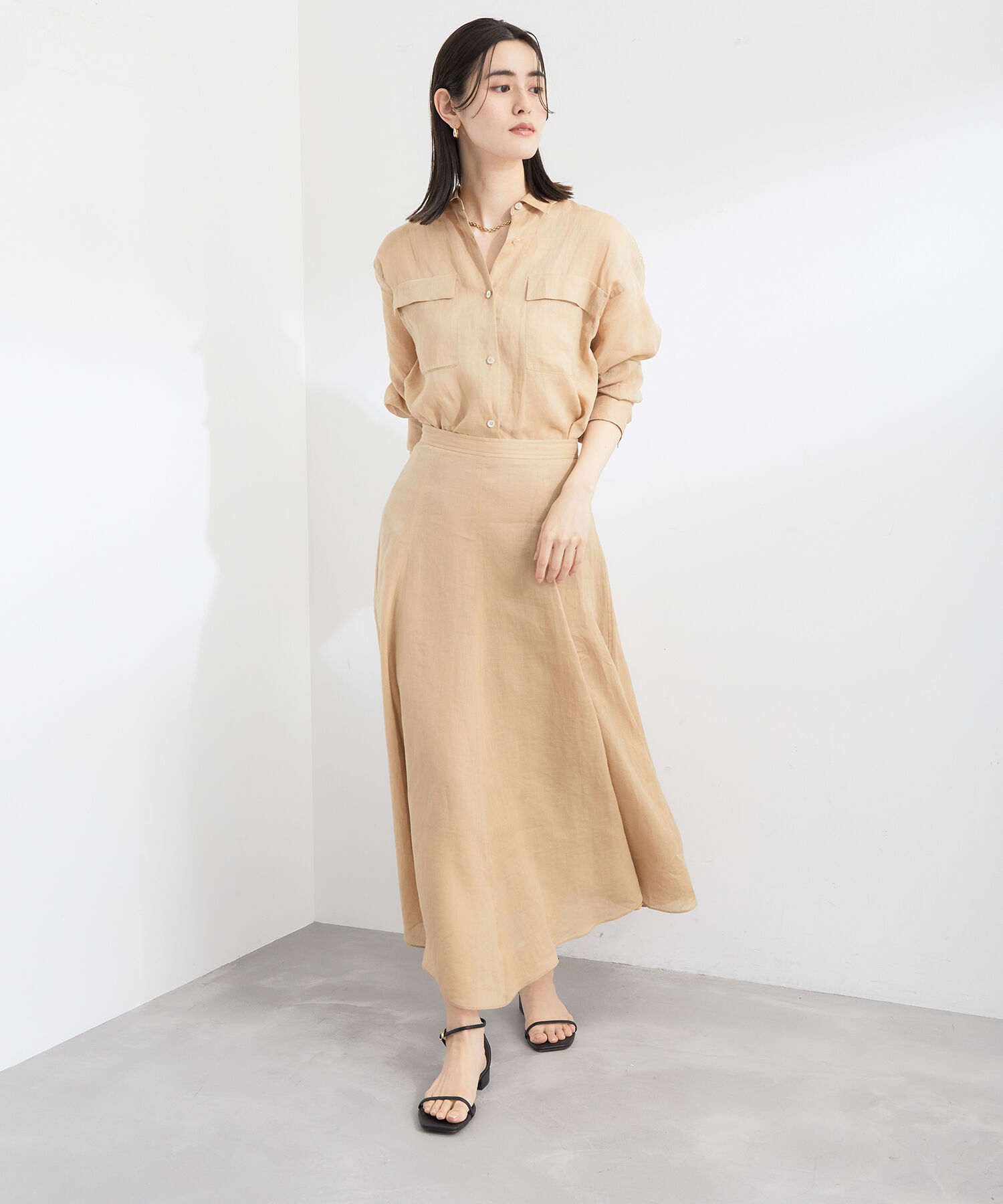 ROPE「【雑誌掲載】アンクルストラップサンダル」|サンダル|