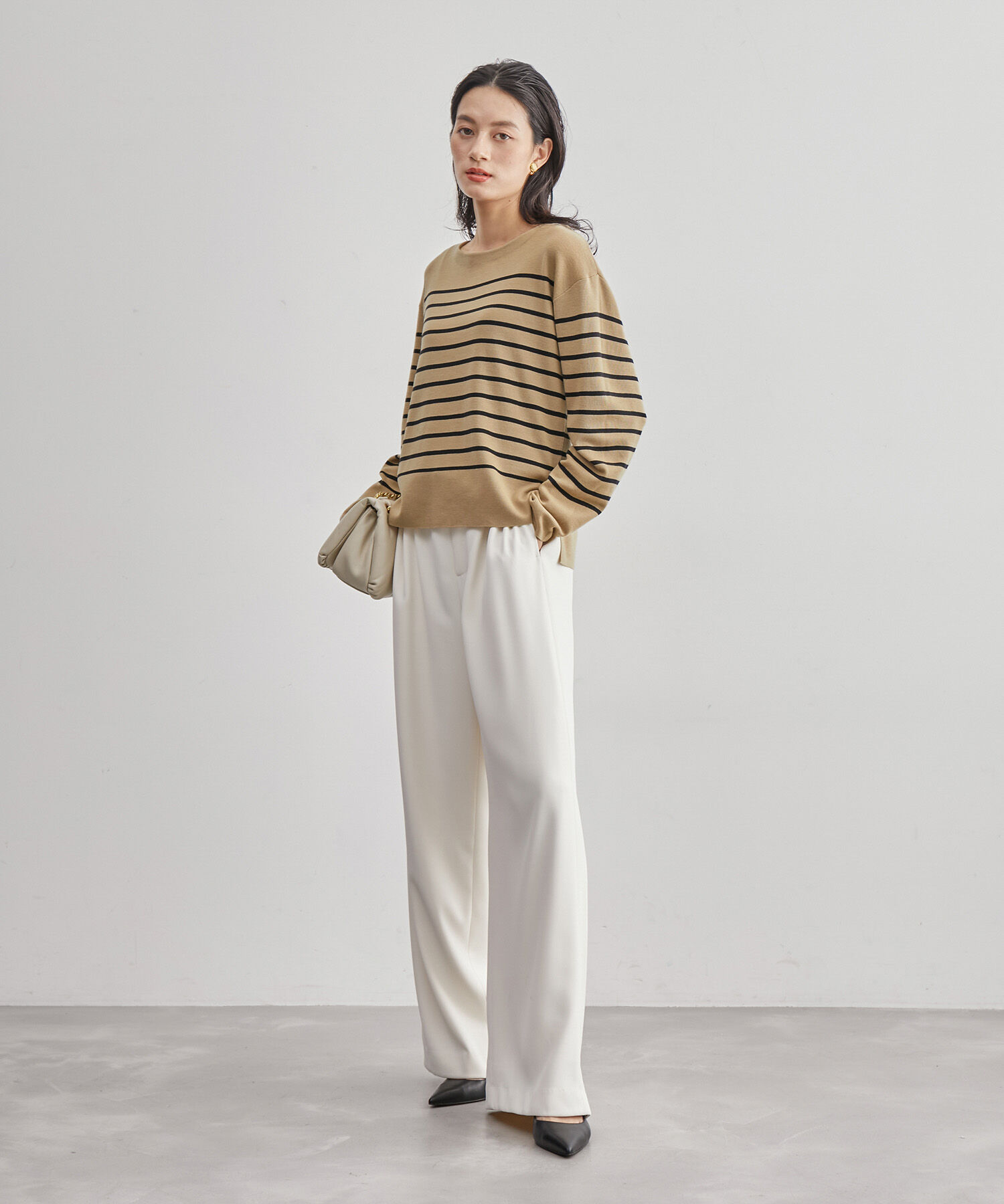 ROPE「ハイゲージニットプルオーバー/一部アンサンブル対応【雑誌掲載】」|ニット・セーター|