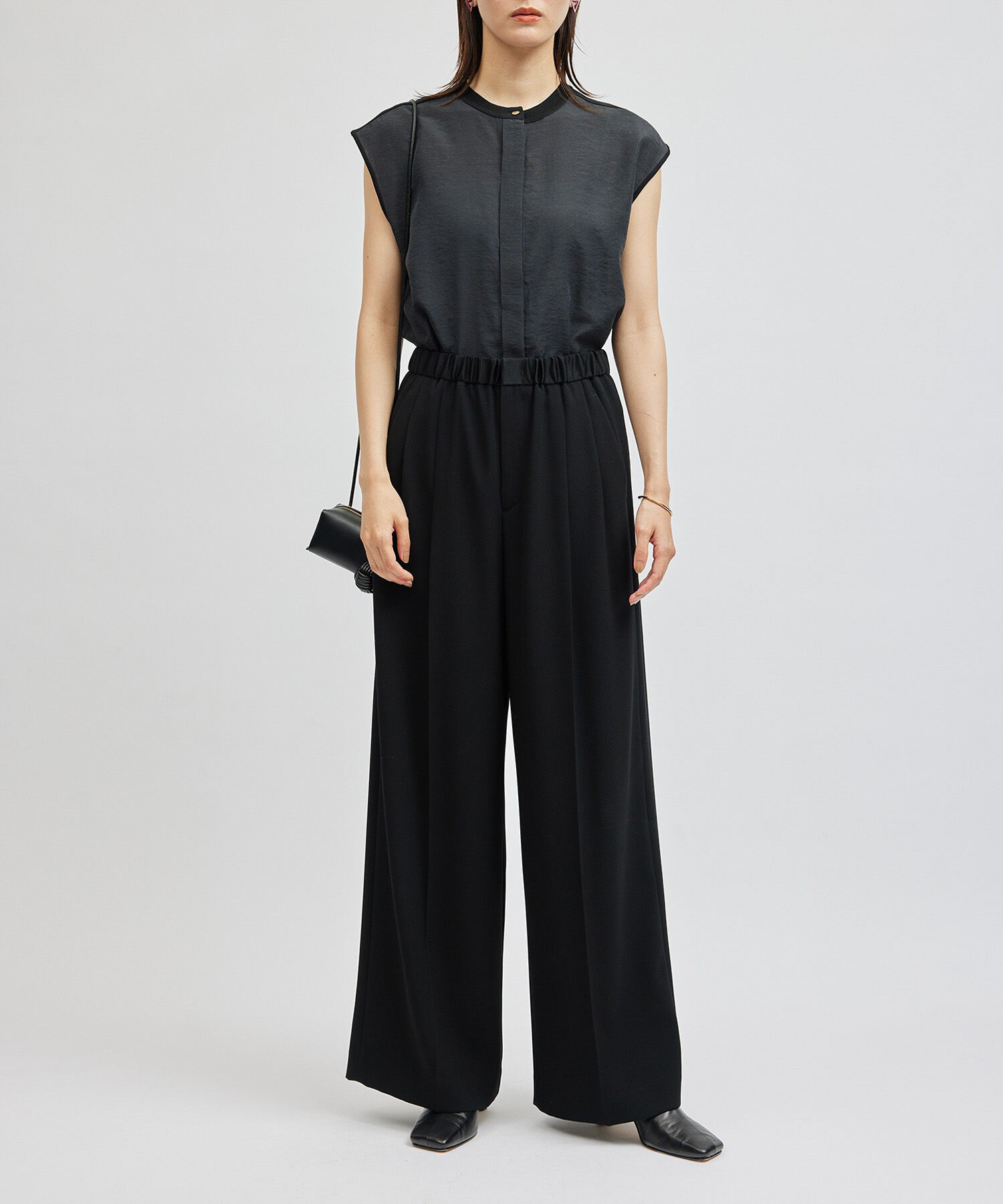 ROPE「布帛コンビフレンチスリーブ」|Tシャツ・カットソー|