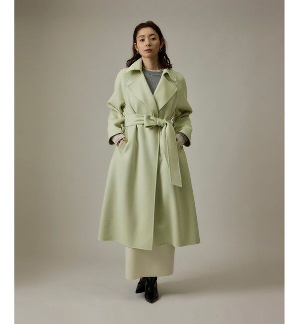 ROPE「ラムウールリバーロングコート【Sサイズフェア対象】」|チェスターコート|