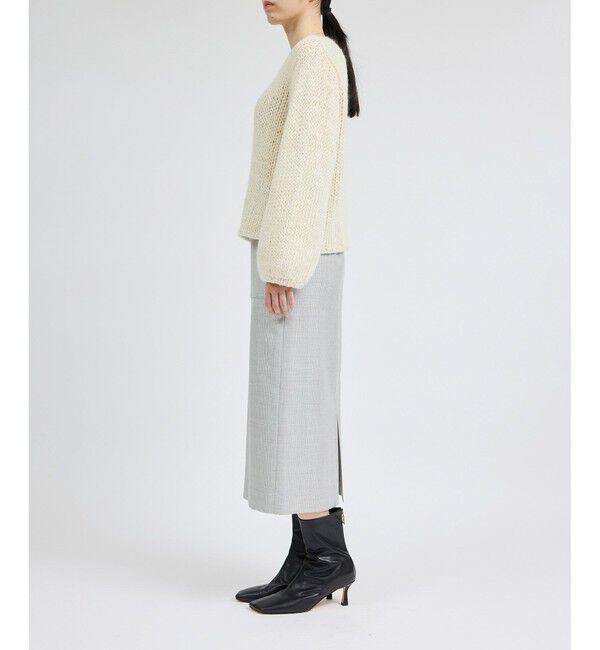 ROPE「ラメ千鳥ポケット付きタイトスカート」|スカート|