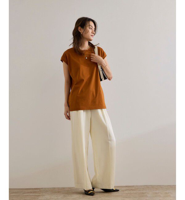 ROPE「【撥水】ウールタックトラウザーパンツ【雑誌掲載】」|チノ|