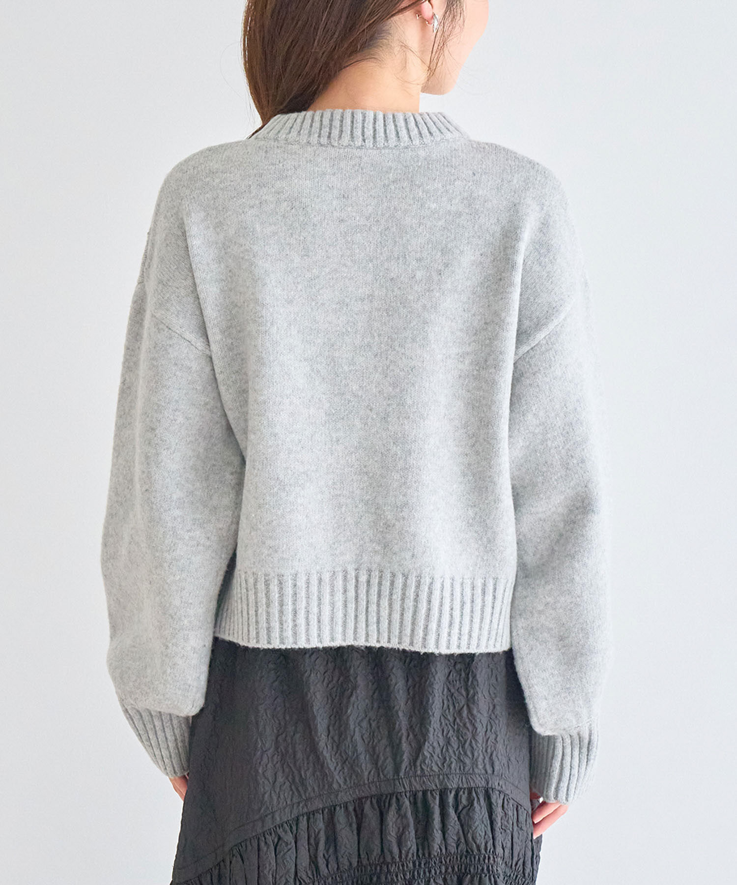 VIS「【シリーズ累計販売数3万点超え！】BIGパール釦カーディガン【新色】【洗える】」|カーディガン|