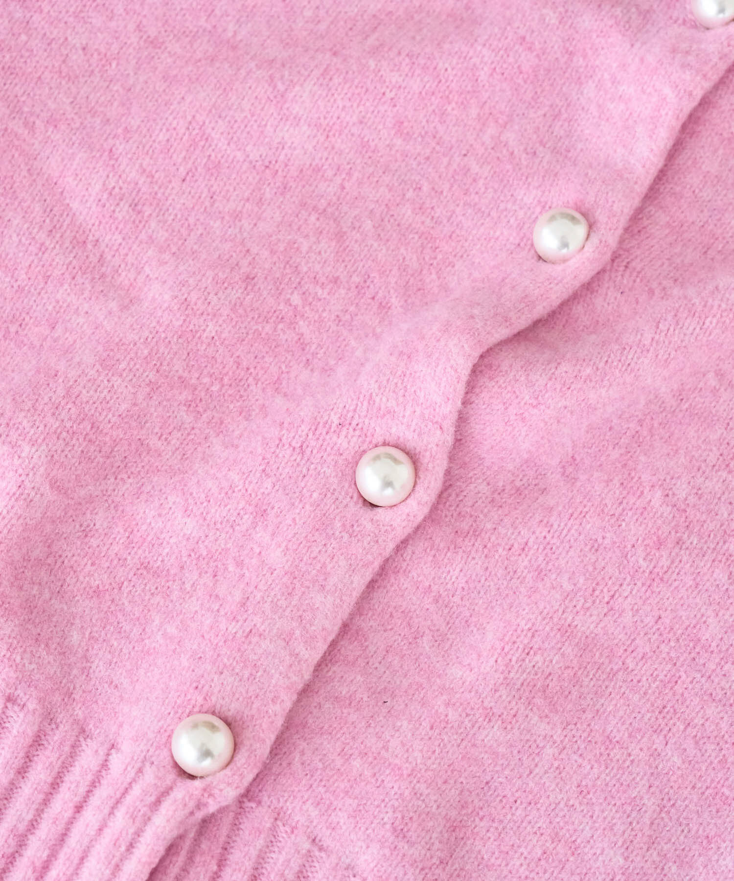 VIS「【シリーズ累計販売数3万点超え！】BIGパール釦カーディガン【新色】【洗える】」|カーディガン|