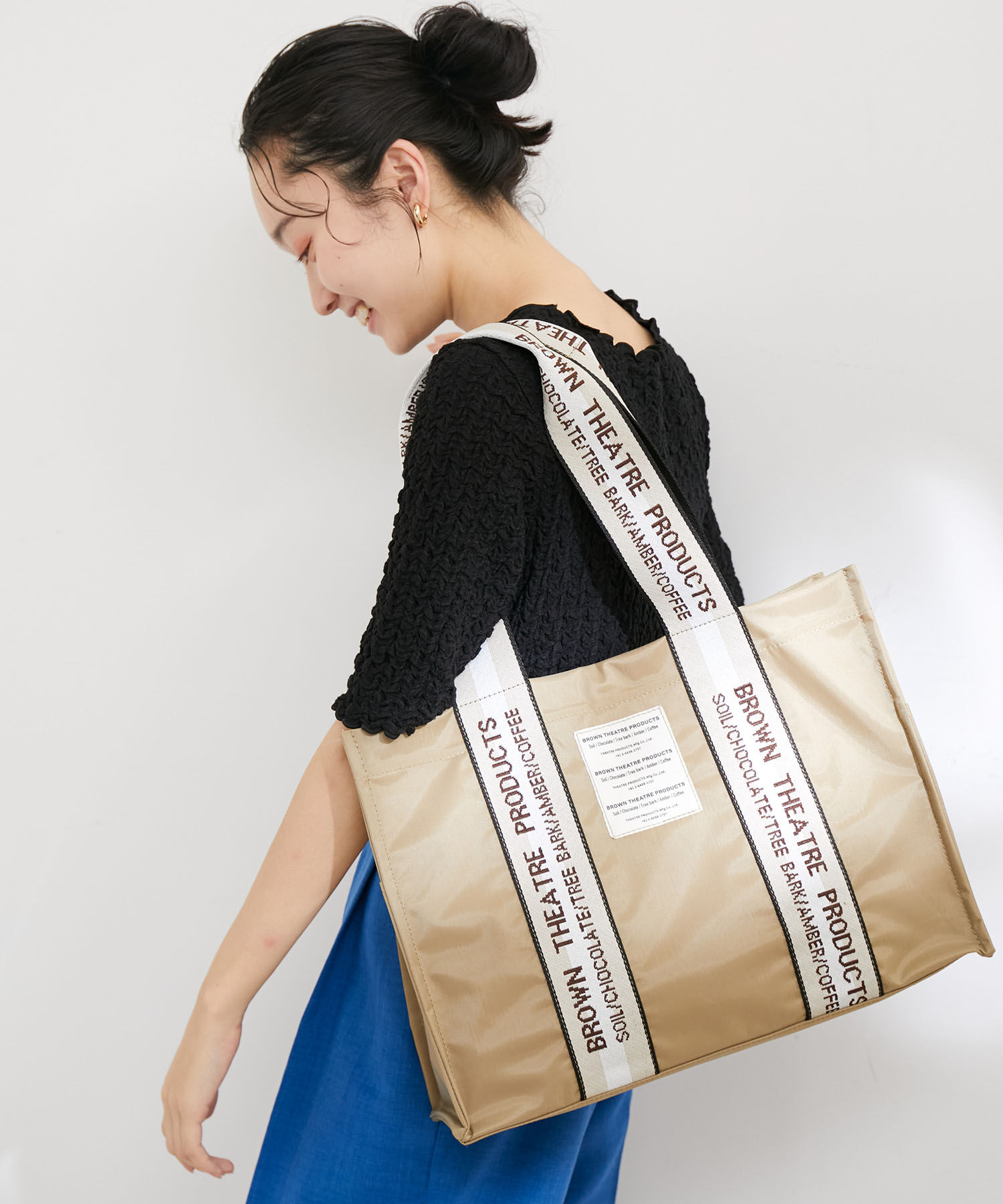 VIS「【BROWN THEATRE PRODUCTSコラボ】サイドポケットナイロントートバッグ」|トートバッグ|