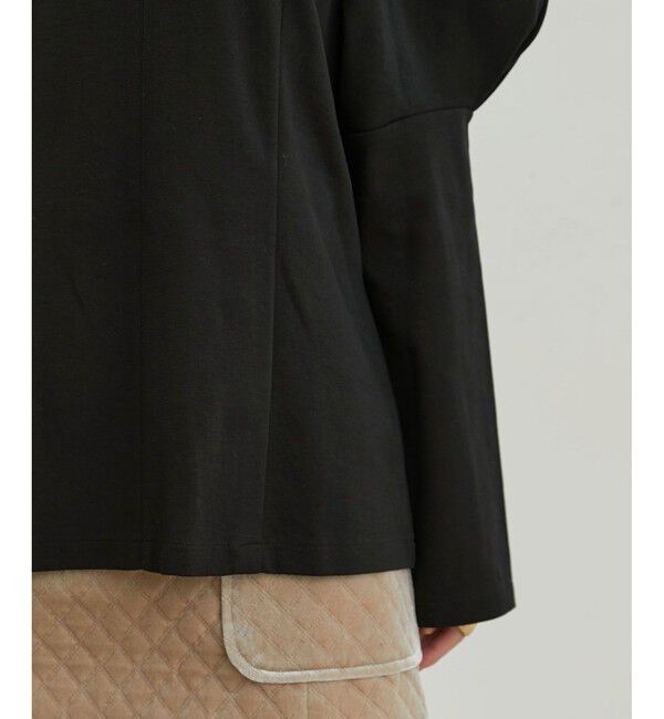 VIS「【洗える】タックボリュームスリーブカットソー」|Tシャツ・カットソー|