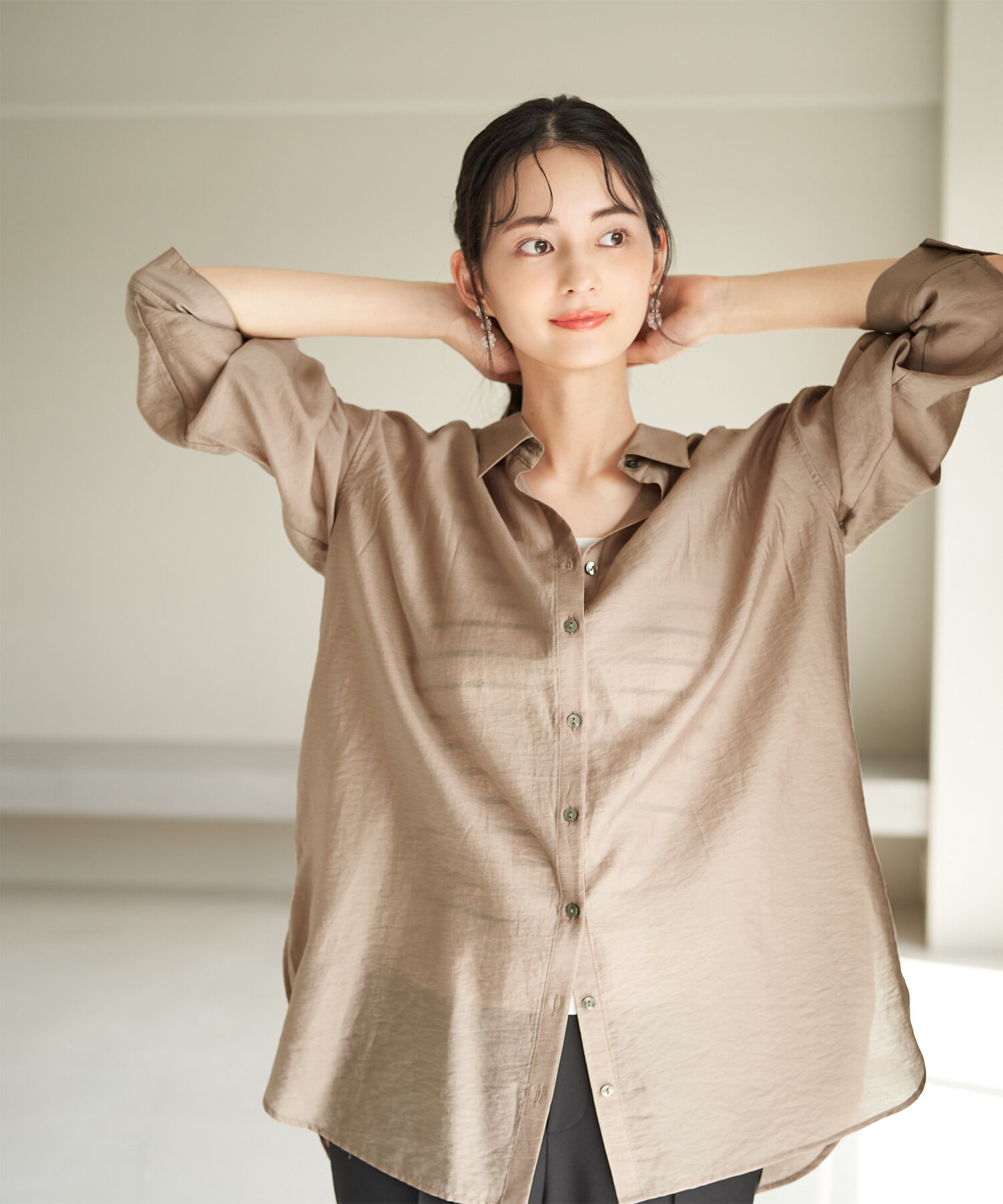 Rope&rsquo;Picnic「洗える/シアーシャツ」|シャツ・ブラウス|