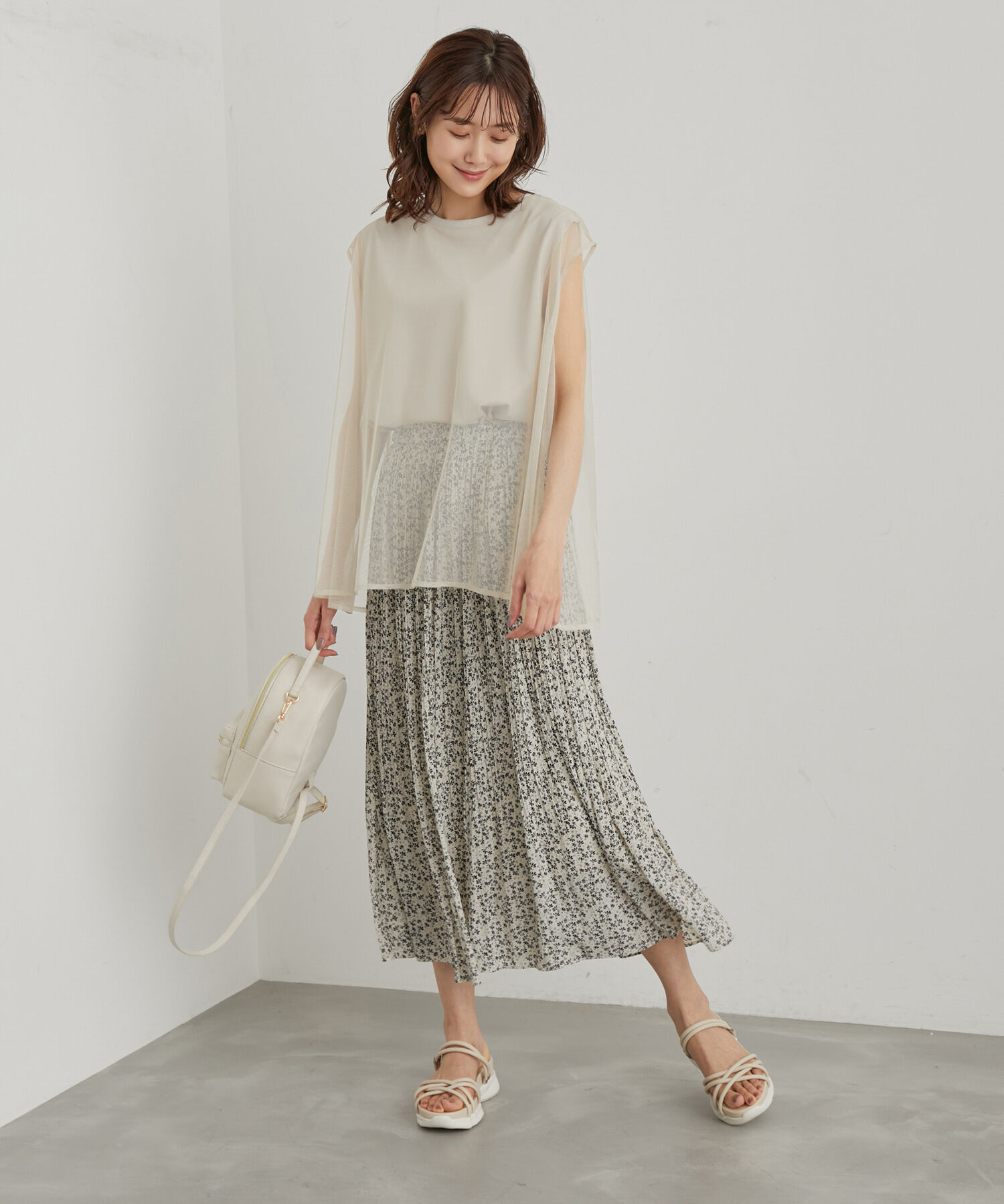 Rope&rsquo;Picnic「チュールカットトップス」|Tシャツ・カットソー|