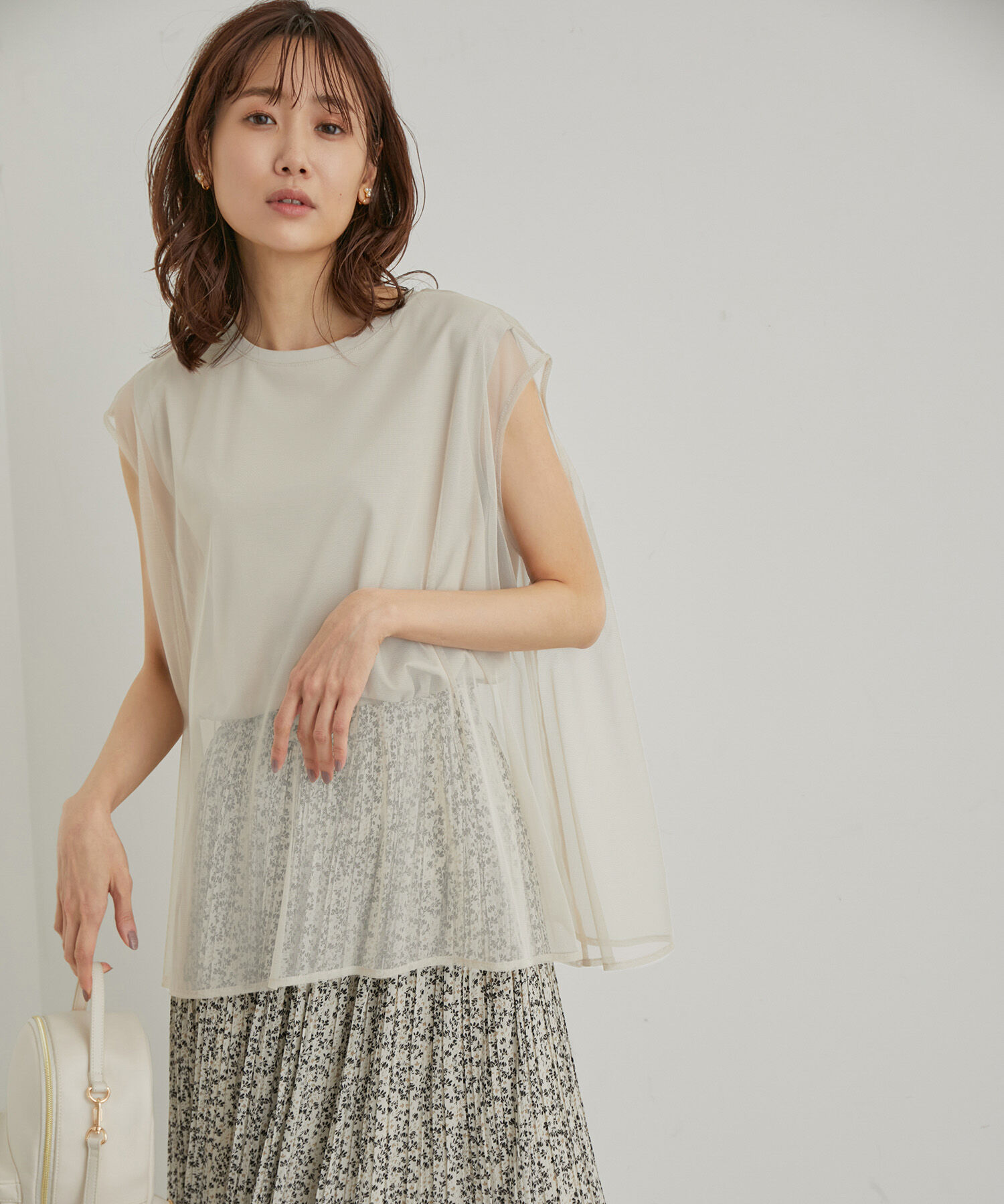 Rope&rsquo;Picnic「チュールカットトップス」|Tシャツ・カットソー|