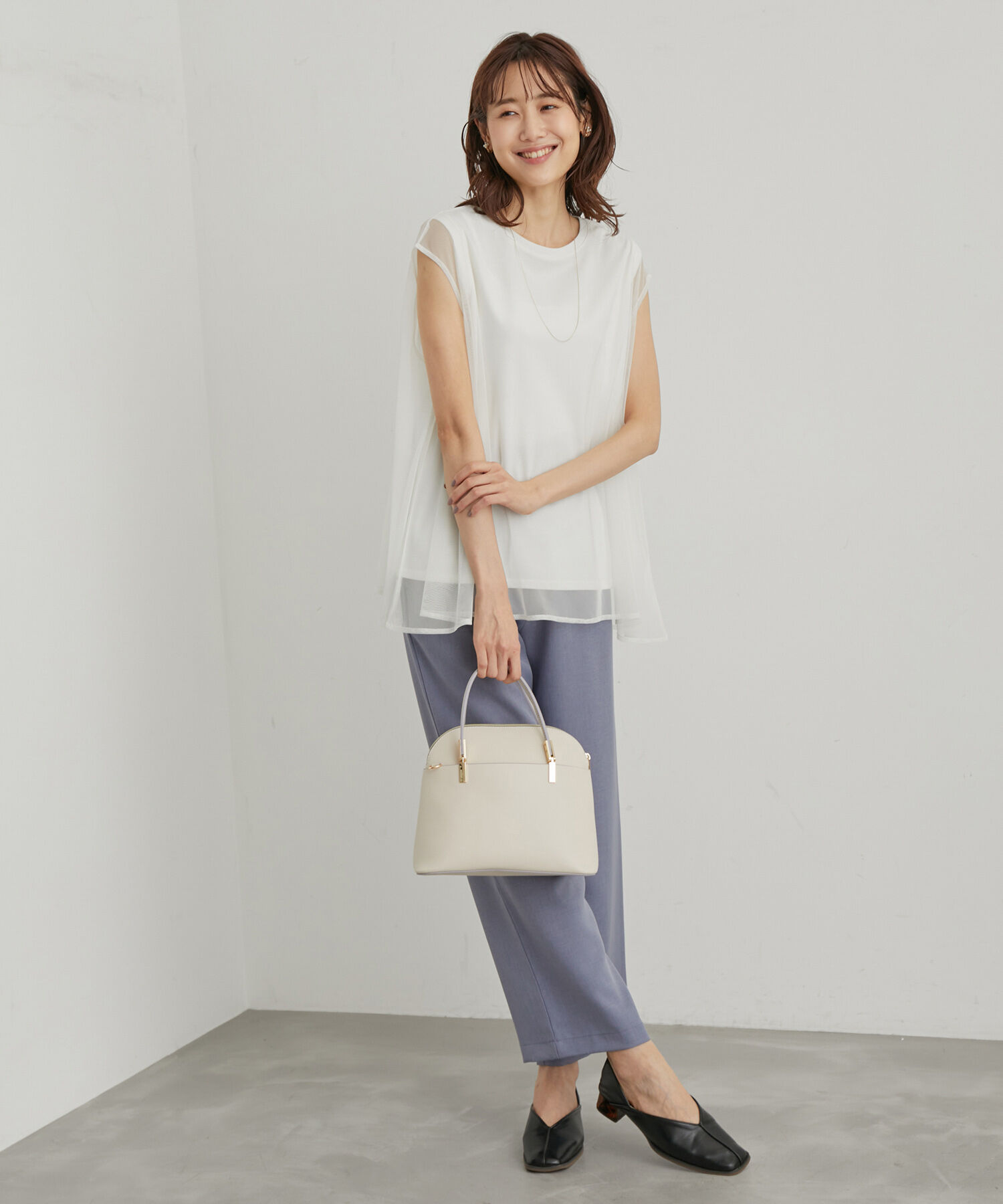 Rope&rsquo;Picnic「チュールカットトップス」|Tシャツ・カットソー|