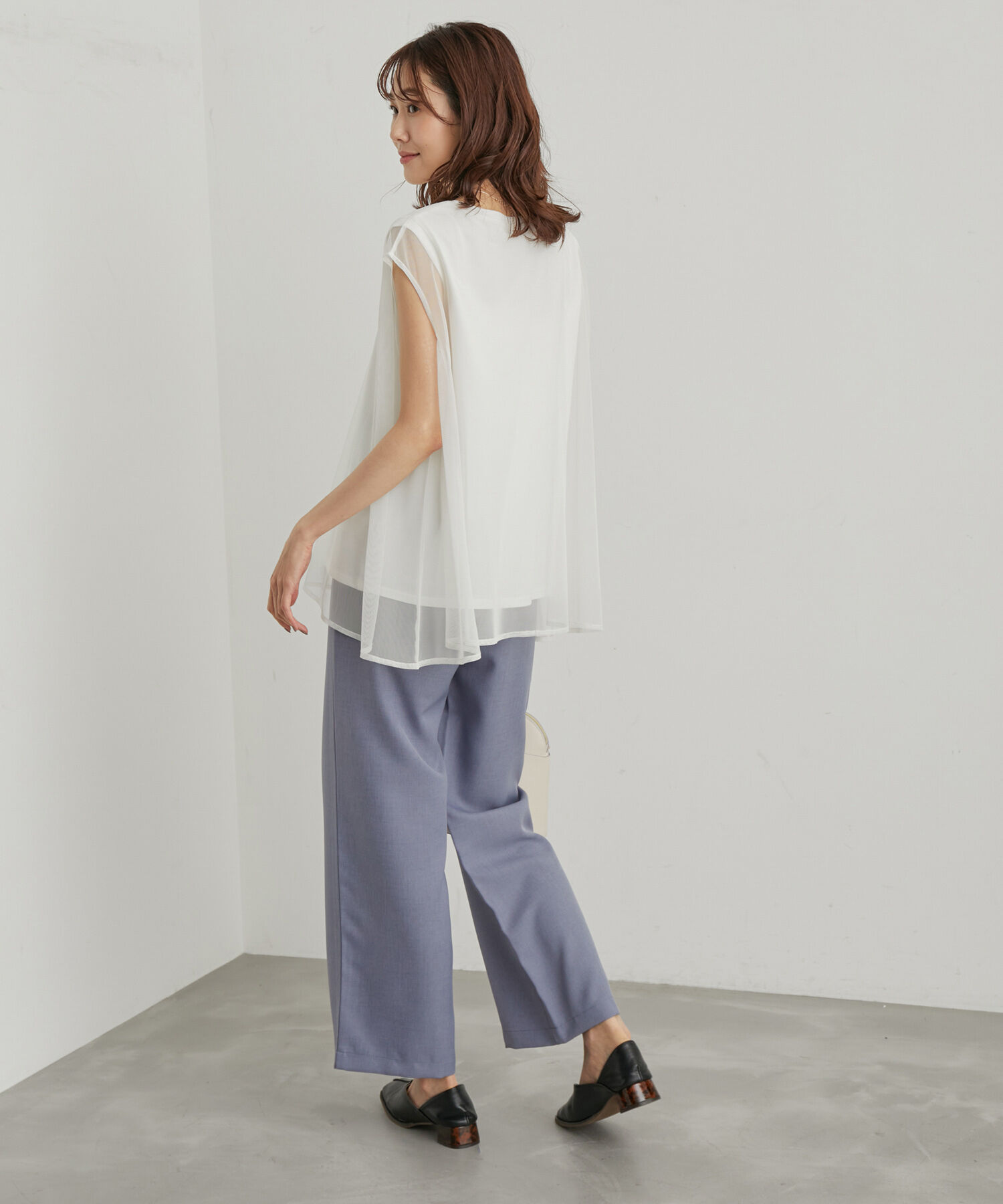 Rope&rsquo;Picnic「チュールカットトップス」|Tシャツ・カットソー|