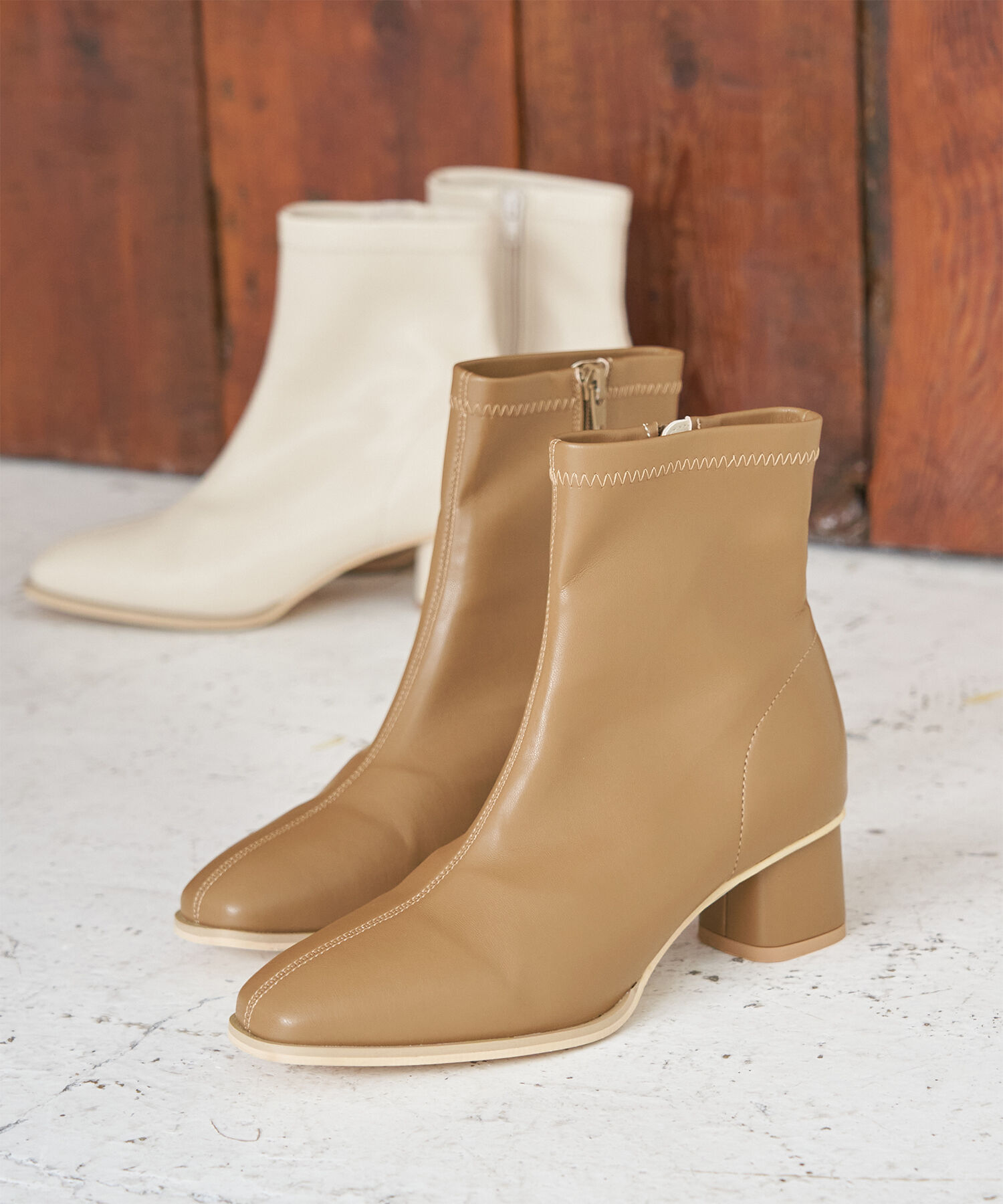 ROPE PICNIC PASSAGE「【CM着用商品】ソフトストレッチブーツ」|その他|ブラウン(22)