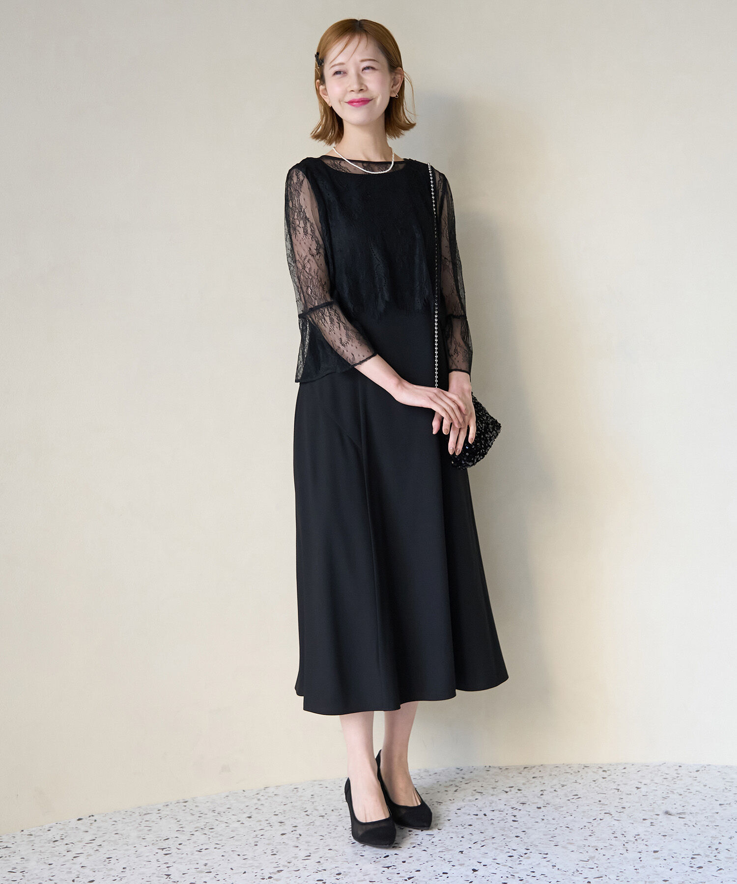 Rope&rsquo;Picnic「【Mon E&rsquo;toile/モンエトワール】結婚式にも/レースセットDRESS」|ドレス|