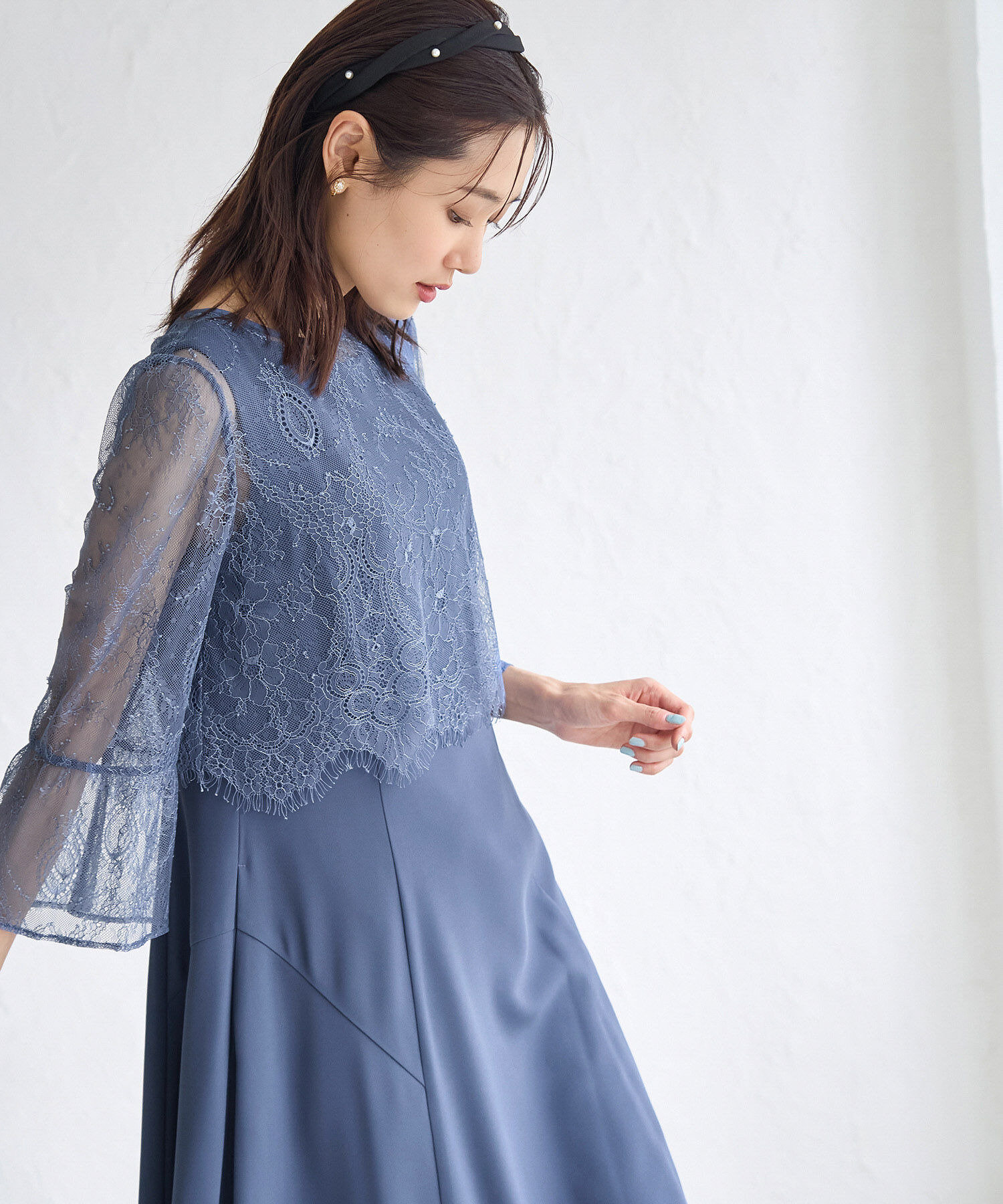 Rope&rsquo;Picnic「【Mon E&rsquo;toile/モンエトワール】結婚式にも/レースセットDRESS」|ドレス|