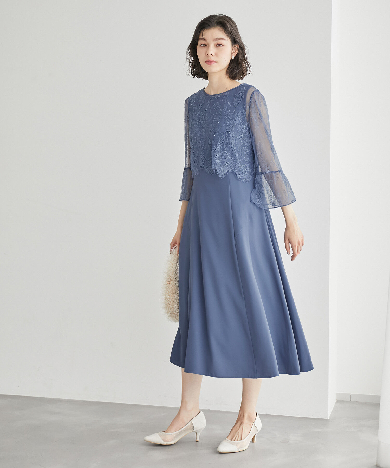 Rope&rsquo;Picnic「【Mon E&rsquo;toile/モンエトワール】結婚式にも/レースセットDRESS」|ドレス|