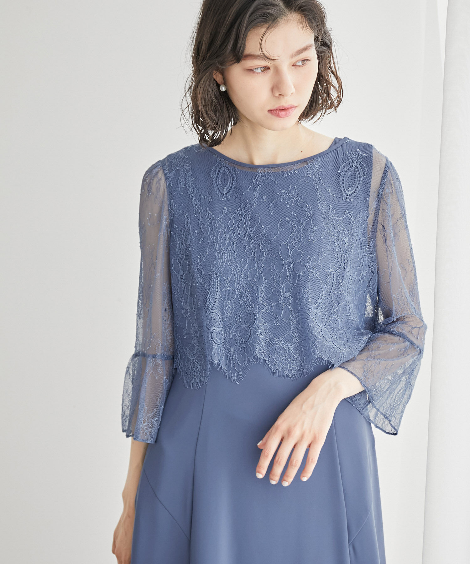 Rope&rsquo;Picnic「【Mon E&rsquo;toile/モンエトワール】結婚式にも/レースセットDRESS」|ドレス|