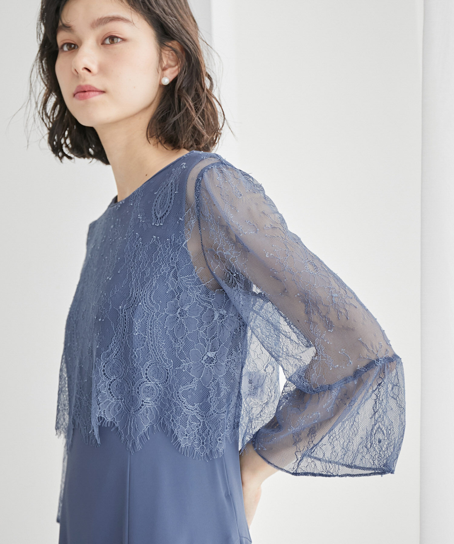 Rope&rsquo;Picnic「【Mon E&rsquo;toile/モンエトワール】結婚式にも/レースセットDRESS」|ドレス|