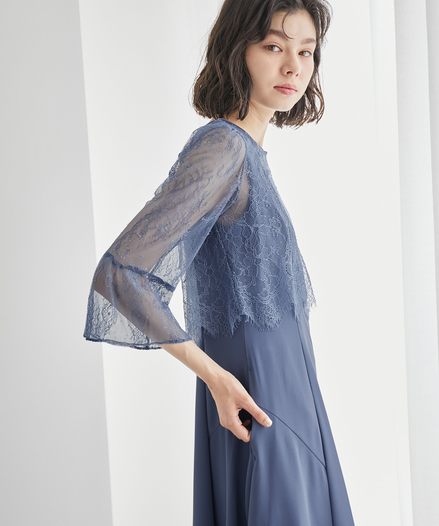 Rope&rsquo;Picnic「【Mon E&rsquo;toile/モンエトワール】結婚式にも/レースセットDRESS」|ドレス|