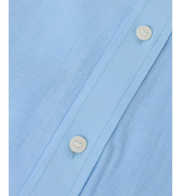 Rope&rsquo;Picnic「【接触冷感・通気性】お着軽シャツシリーズ/綿ボイルペプラムシャツ」|シャツ・ブラウス|