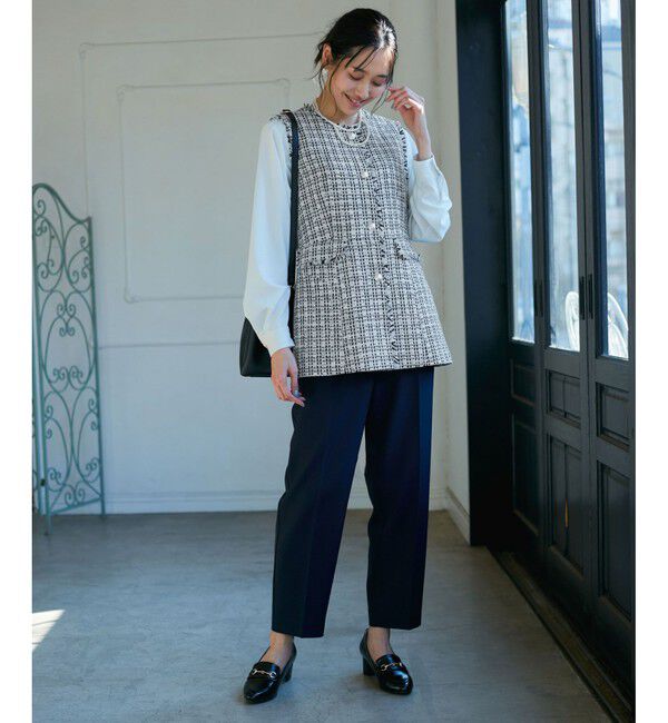 Rope&rsquo;Picnic「ツイードジレ ベスト」|ベスト・ジレ|