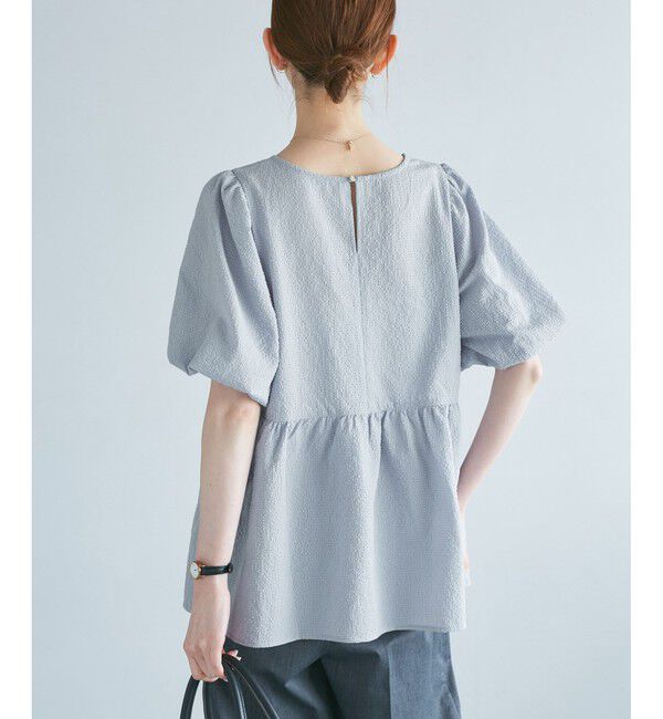 Rope&rsquo;Picnic「バルーンペプラムブラウス」|シャツ・ブラウス|