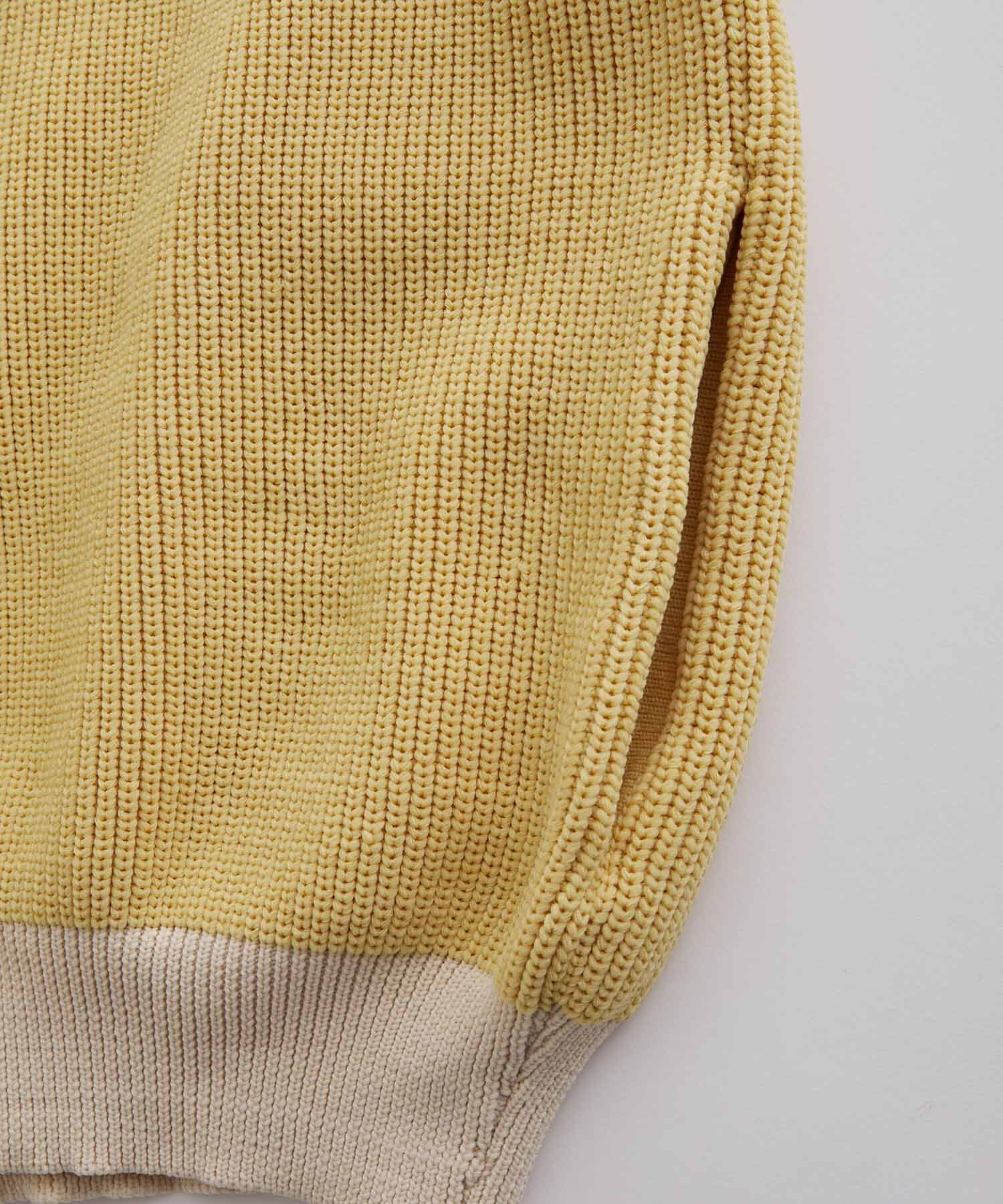 ADAM ET ROPE'「発売後即完売!!《WEB限定》【LOGAN/ローガン 別注】カレッジニット Vネック オーバーシルエット/ワッペン付」|ニット・セーター|