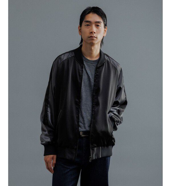 ADAM ET ROPE'「【WEB限定】スカジャン "EUPHORIA" 刺繍 ジャケット / ジップブルゾン / ロングシーズン着用可」|その他|