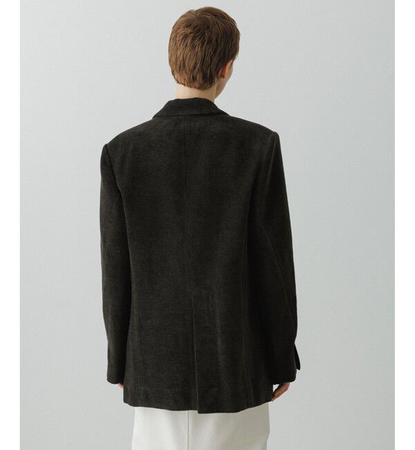 ADAM ET ROPE'「【EMOELLE】コットンキュプラシングルジャケット」|テーラードジャケット|