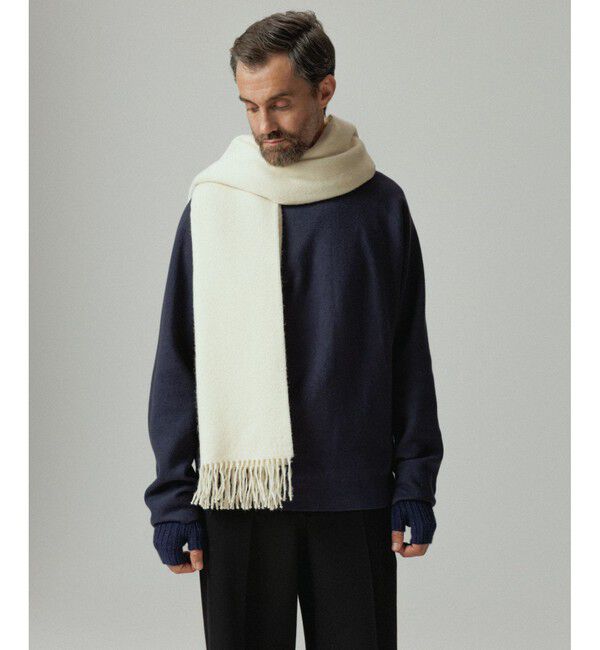 ADAM ET ROPE'「【THE INOUE BROTHERS...together with ADAM ET ROPE'】EX Brushed Scarf」|マフラー|