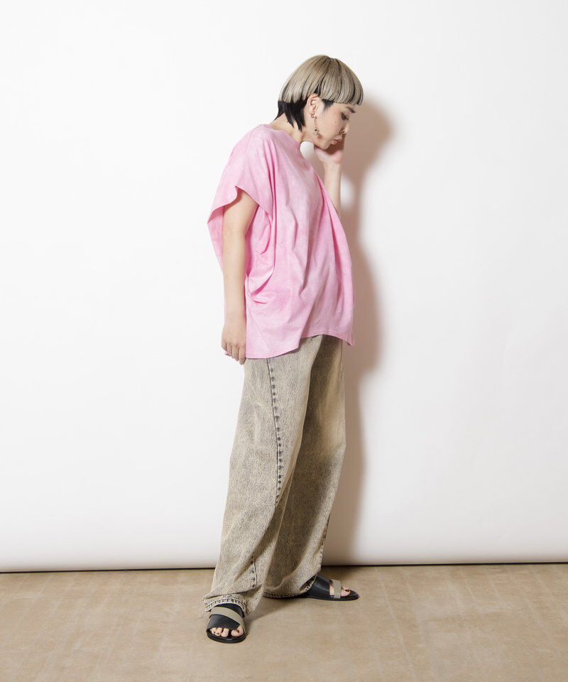  「タイダイサイドドレーププルオーバー」|Tシャツ・カットソー|