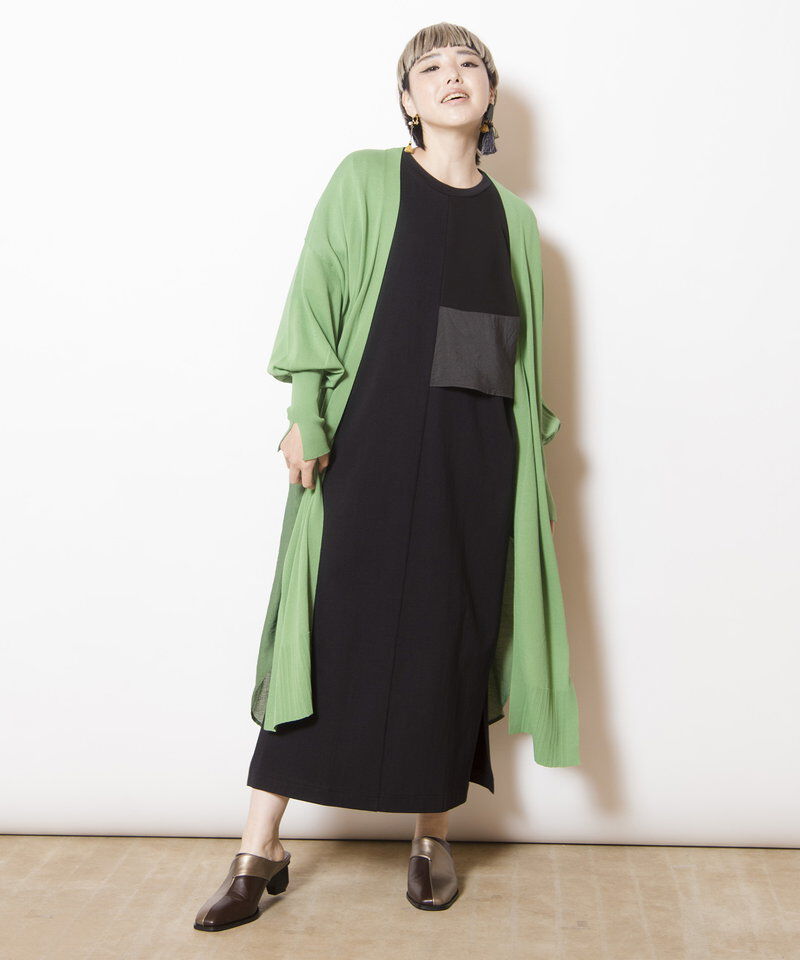  「アシンメトリーケープワンピース」|ワンピース|