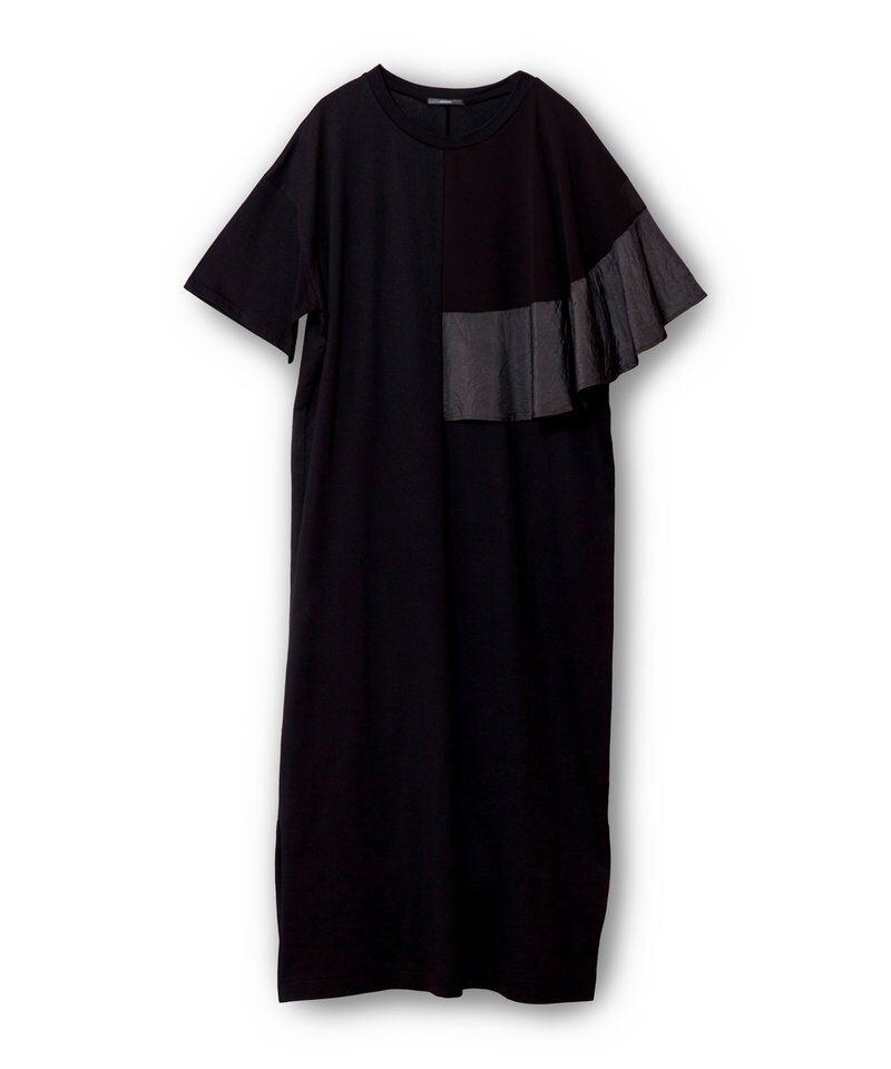  「アシンメトリーケープワンピース」|ワンピース|