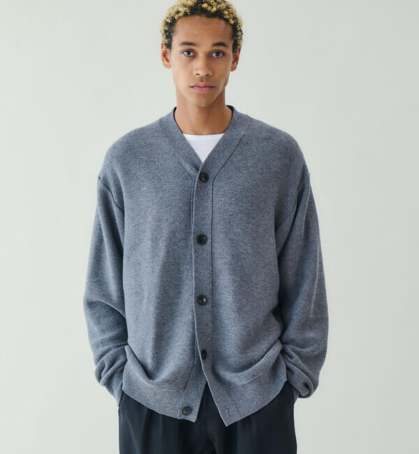 ORCIVAL「ORCIVAL | ウールコットン Vネックカーディガン MEN」|ニット・セーター|