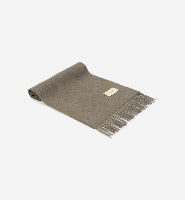 Morris & Sons「MORRIS & SONS | カシミヤマフラー SOLID」|マフラー|BEIGE