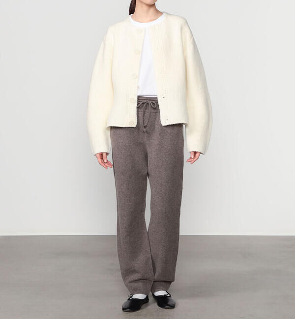 UNFIL「unfil | メリノウール チャンキーニットカーディガン WOMEN」|ニット・セーター|