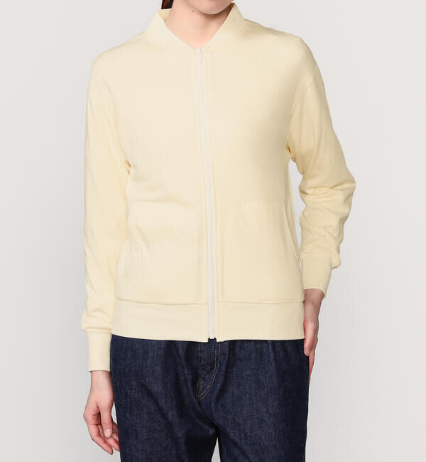  「YOUNG & OLSEN The DRYGOODS STORE | コットンカシミヤ ジップカーディガン WOMEN」|カーディガン|NATURAL