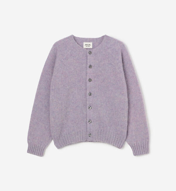 Morris & Sons「MORRIS & SONS | ブラッシュカーディガン WOMEN」|ニット・セーター|PURPLE