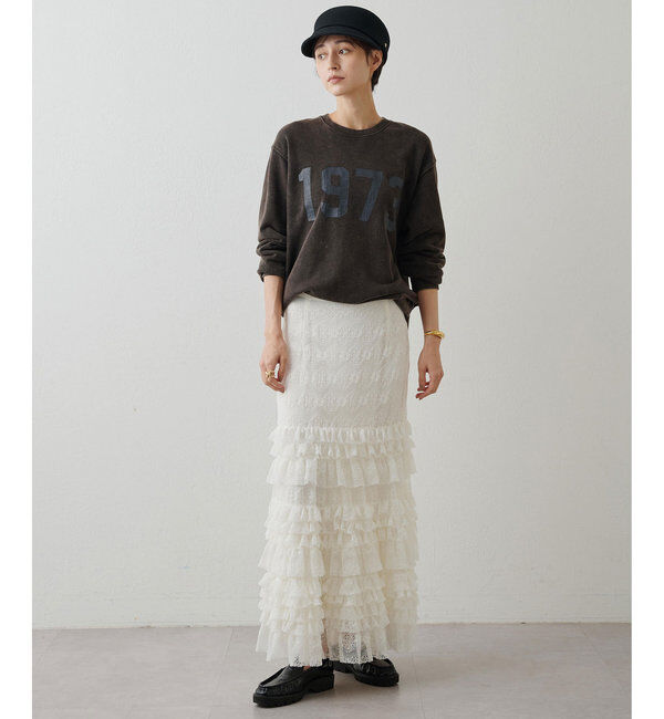 「【15th Anniversary】ティアードレーススカート」|スカート|