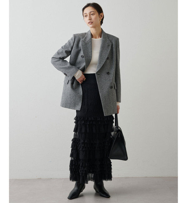  「【15th Anniversary】ティアードレーススカート」|スカート|